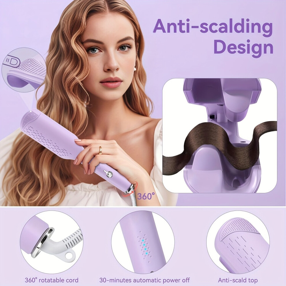 Fer à boucler, bigoudi en V, double face, anti-calvitie, 32 mm, chauffage rapide, température réglable,