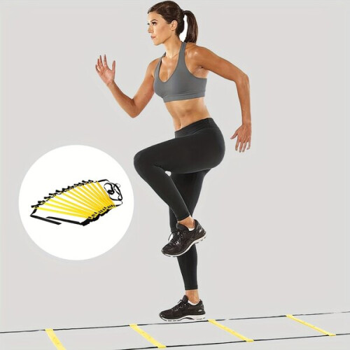 Agility And Speed Training Ladder Set - 12/8 Rungs για ποδόσφαιρο, ράγκμπ 2