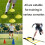 21 τμχ Agility Ladder Speed Training Set - Πολύχρωμοι κώνοι δίσκου κ 5