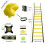 Σετ 41 τμχ Agility Ladder, ρυθμιζόμενος εξοπλισμός προπόνη 4