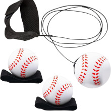 3er-Packung Baseballbälle aus Hartgummi für Reaktion im Fitnessstudio, Partyspiele für Erwachsene, Weihnachtsgeschenk,