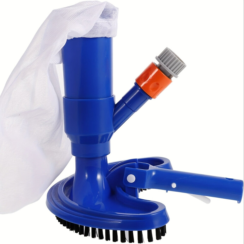 1 aspirateur de piscine en plastique ABS, balayeuse portative avec jet, ramasseur de feuilles sous-marin,