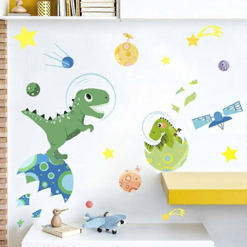 Ηλεκτρική σκούπα - Σετ σκούπας Cute Planet of the Dinosaurs Αυτοκόλλη 1