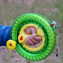 Kite Reel Winder Fire Wheel Strings Flying Handle Tool Swisted String Εξωτερική στρογγυλ