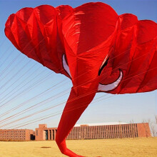 Giant Blue Elephant Kite 3,78 μέτρων για ενήλικες και νέους - ανθεκτι