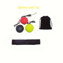 Am Kopf montierter Box-Reflex- und Geschwindigkeitstrainingsball – Ideal für Anfänger und Jugendliche,
