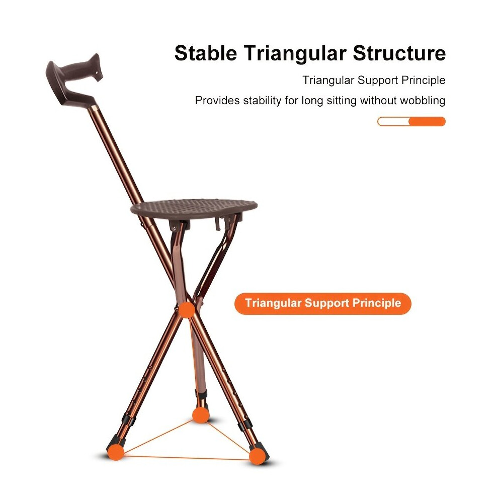 Chaise pliante en aluminium d'une seconde, hauteur réglable, portable et antidérapante, siège de randonnée