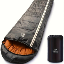 Saco de dormir universal impermeable para adultos: ligero, cálido y fresco para temperaturas entre -10