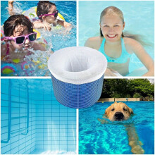 Paquete de 60 filtros de malla ultrafina para piscinas elevadas y enterradas. Inserciones de cesta para