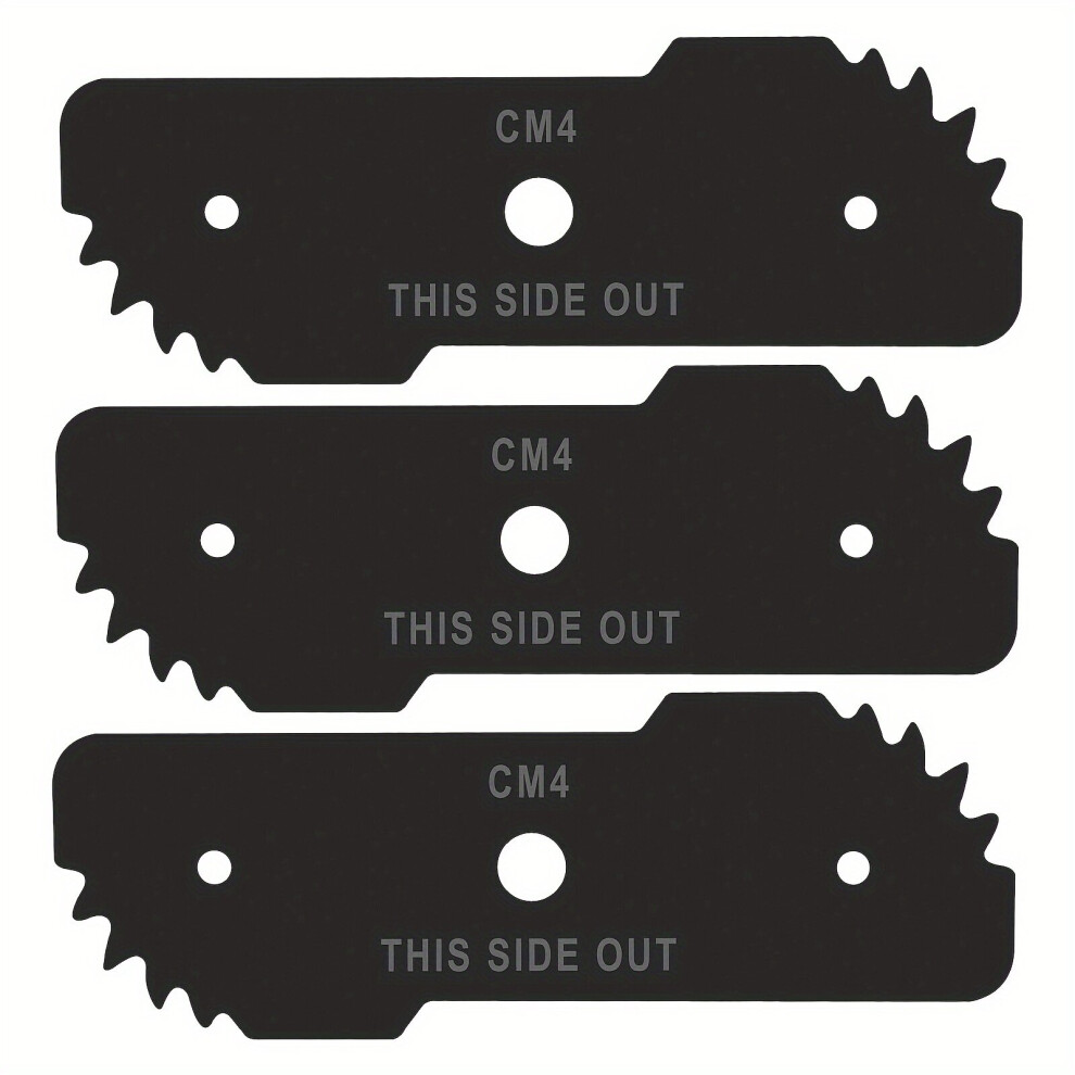 Lot de 3 lames de rechange pour coupe-bordures Eh1000 Type 5 12 A. Compatibles avec les lames de 7-3/4"