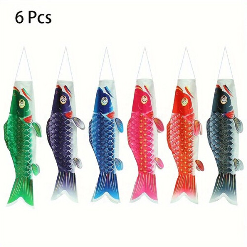 Ιαπωνικός κυπρίνος Flag Stream Koinobori Windsock Wind Koi Fish Flag Sailfish K 1