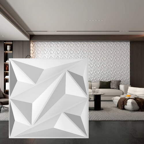 30 Πακέτα Πάνελ τοίχου Pvc 3D Diamond Design για διακόσμηση τοίχ