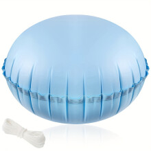 Almohada inflable Gengutor para piscinas elevadas (1 unidad): almohada de aire invernal con cuerda,