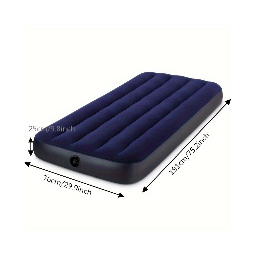 Matelas gonflable simple à rayures de luxe, coussin d'air, tente, tapis de camping, lit de camping
