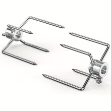 1 Pair, 6003 Universal Grill Rotisserie Spit Meat Forks - Ταιριάζει σε τετράγων