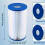 2er-Pack, passend für Typ A oder C, kompatibel mit Intex 29000E/59900E Easy Set Poolfilter Summer Vacation 2