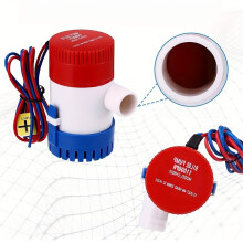 Tauchbare Bilgenwasserpumpe für Boote, 12 V, 1100 Gph, manuelle elektrische Bilgenpumpe für Teiche,