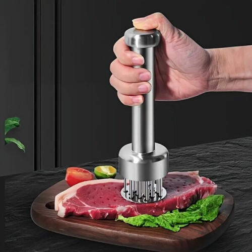 1 τεμ. Σετ εργαλείων Meat Tenderizer με βελόνα και βούρτσα καθαρισμ 2