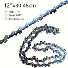 Lot de 3 chaînes de tronçonneuse 30,48 cm pour Stihl 71PM3-64, Stihl MSA 120 C, MSA 140 C, MSA 160 C,