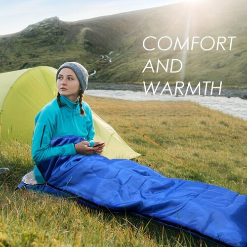 Υπνόσακος Super Cozy για ενήλικες - Zip Up, Πολυεστέρας, Ορθογώ 2