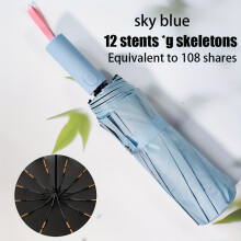 Parapluie automatique 1CP72 brins avec 72 bords renforcés, unisexe, pliable, portable, durable, protection
