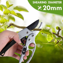 1 Set Gartenscheren, klassischer Stil, Klinge aus Kohlenstoffstahl, manuelle Steuerung, ergonomischer,