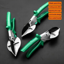 Ergonomische Diagonalschere mit einstellbarem Winkel von 45–135  – langlebiges Metall, verdickter grüner