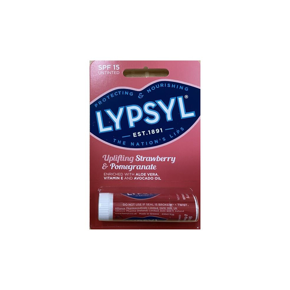 Lypsyl 9 X Uplifting Strawberry & Pomegranate Spf15 Untinted 4.6G