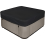 Housse de spa carrée en polyester imperméable pour spa extérieur 1