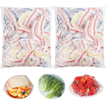 Sacos de conservação de alimentos, capas elásticas de plástico para armazenamento de alimentos, sacos de filme plástico para alimentos para