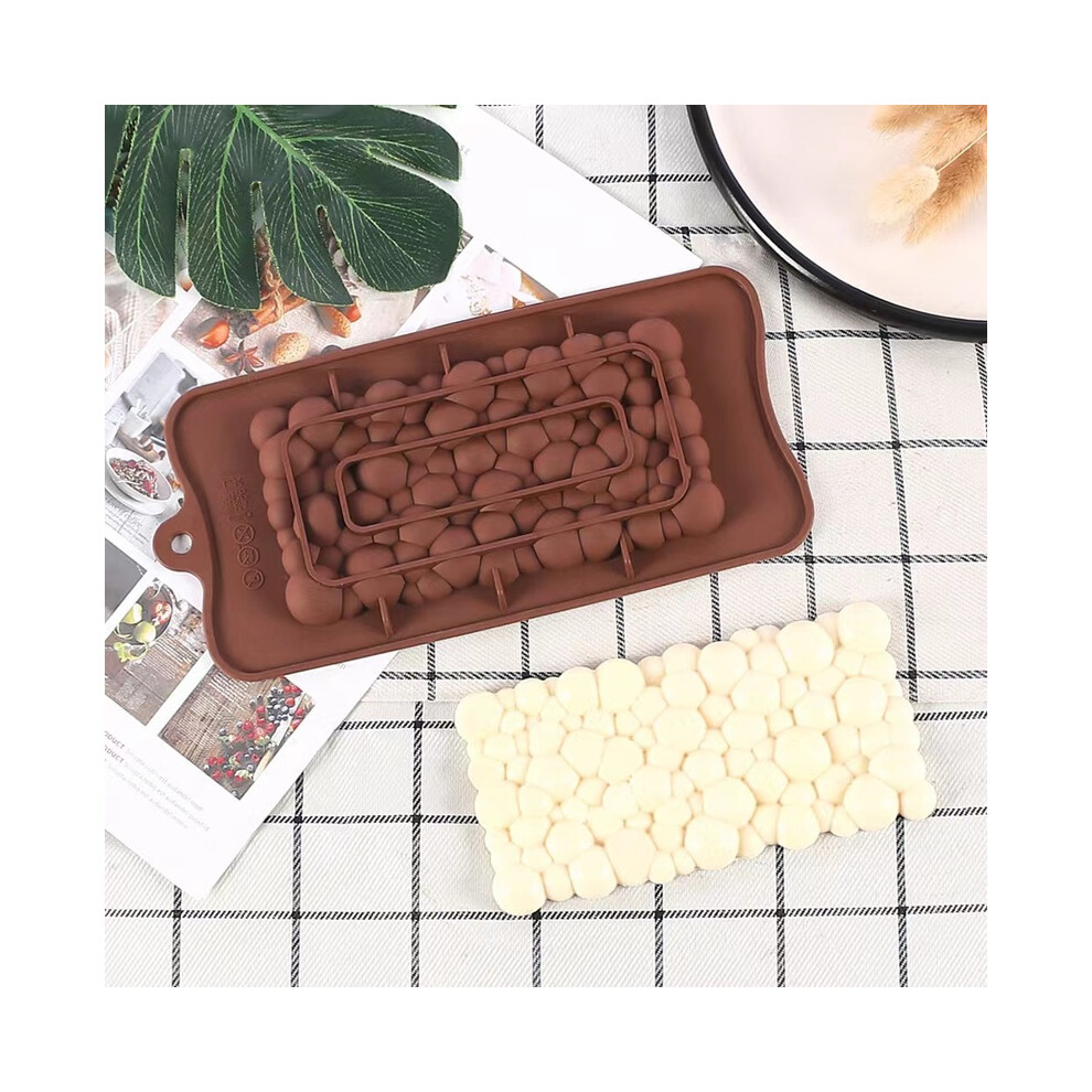 (bulle) 1pc Moule à chocolat Moule en silicone 3D Moule à chocolat de Dubaï Moule à barre de chocolat