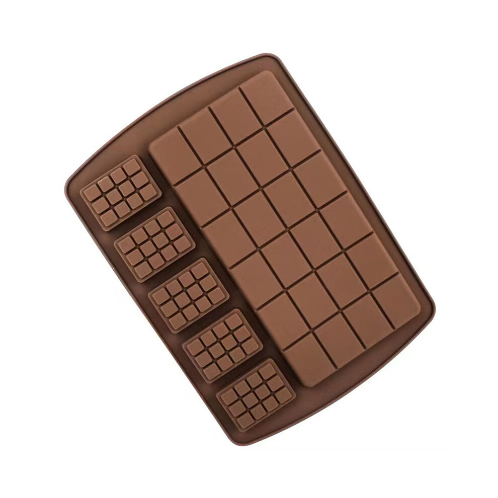 (5 gaufres) 1 moule à chocolat 3D en silicone, moule à chocolat de Dubaï, moule à barre de chocolat,