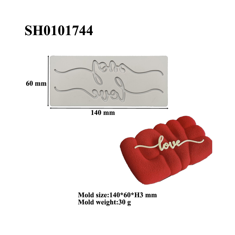 (SH0101744) Moule à pâtisserie en silicone pour décoration de dessert, pépites de chocolat évidées,