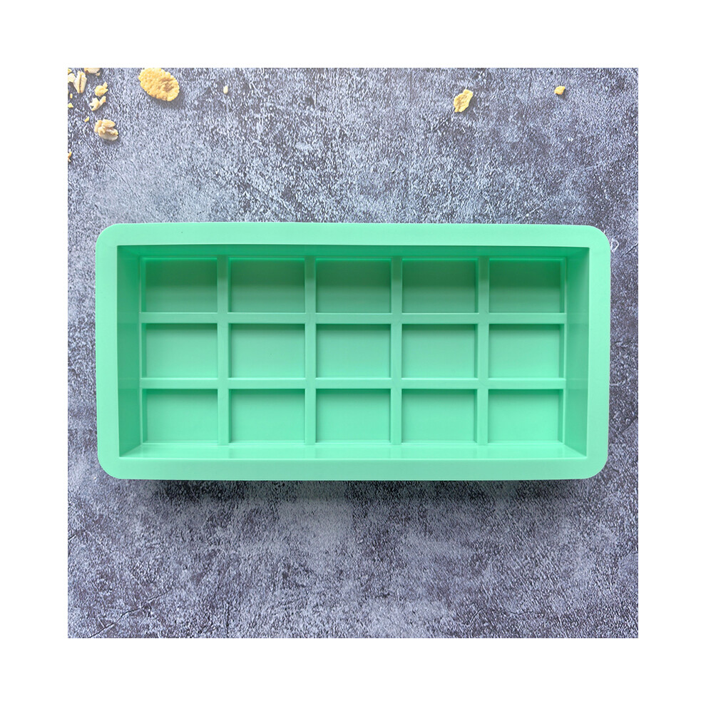 (013green) 1 moule à barre de chocolat pleine page 15 grilles en silicone moule épais à barre de chocolat