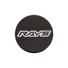 (RAYS musta, 1–65 mm kaareva) RAYS VOLK -auton keskipyörän napakorkki tarramerkki, automaattinen muotoiluvanne