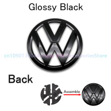 (Glanzend zwart-Achterkant-Polo 2011-2013) 1 STUKS ABS auto voor logo voor grille badge kofferbak badge