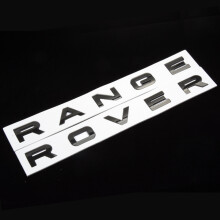 (RR Noir Mat) 3D ABS Logo Range Rover Lettres Autocollant Voiture Avant Capot Capot Emblème Pour Range