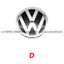 (Volkswagen D-60mm) 4 stuks VW-logo auto wielnaaf naafkap stickers voor Volkswagen B5 GTI Golf 5