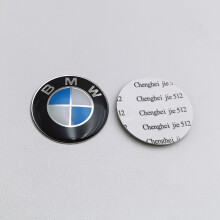(45mm Blauw Wit 1st) 45mm Auto Stuurwielhoes Badge Embleem Logo Sticker voor BMW E46 E39 E90 E36
