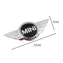 (Chrome)mini emblème de capot avant arrière décoration pour BMW Mini Cooper R55 R56 R50 R60 R61 remplacement