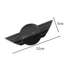 (Glanzend zwart) mini achterklep embleem decoratie voor BMW Mini Cooper R55 R56 R50 R60 R61 vervanging