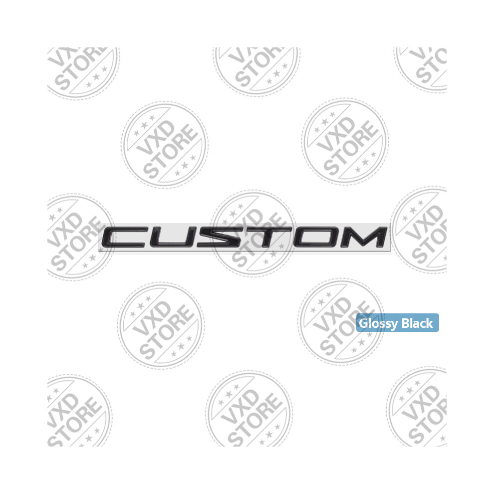 (PERSONNALISÉ) Pour Ford Transit Lettrage personnalisé Voiture 3D Logo en métal Badge Autocollant Autocollant
