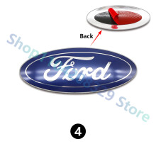 (FG Ford 4-14,5x5,9 cm) Emblema per griglia anteriore auto, logo posteriore, adesivi, accessori per