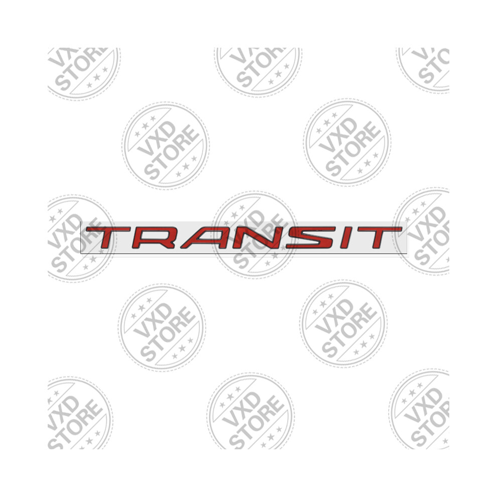 (TRANSIT) Pour Ford Transit Lettrage personnalisé Voiture 3D Métal Logo Badge Autocollant Autocollant