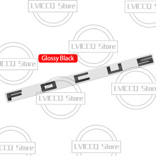 (C Glänzend Schwarz) Für Ford Focus Auto-Emblem 3D Metall Hybrid ST Line MK2 MK3 MK4 Logo Karosserie-Aufkleber