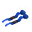 (Blue) Childrens Boxing Hand Wraps Pair 2.5M - Black/Blue/Red 3