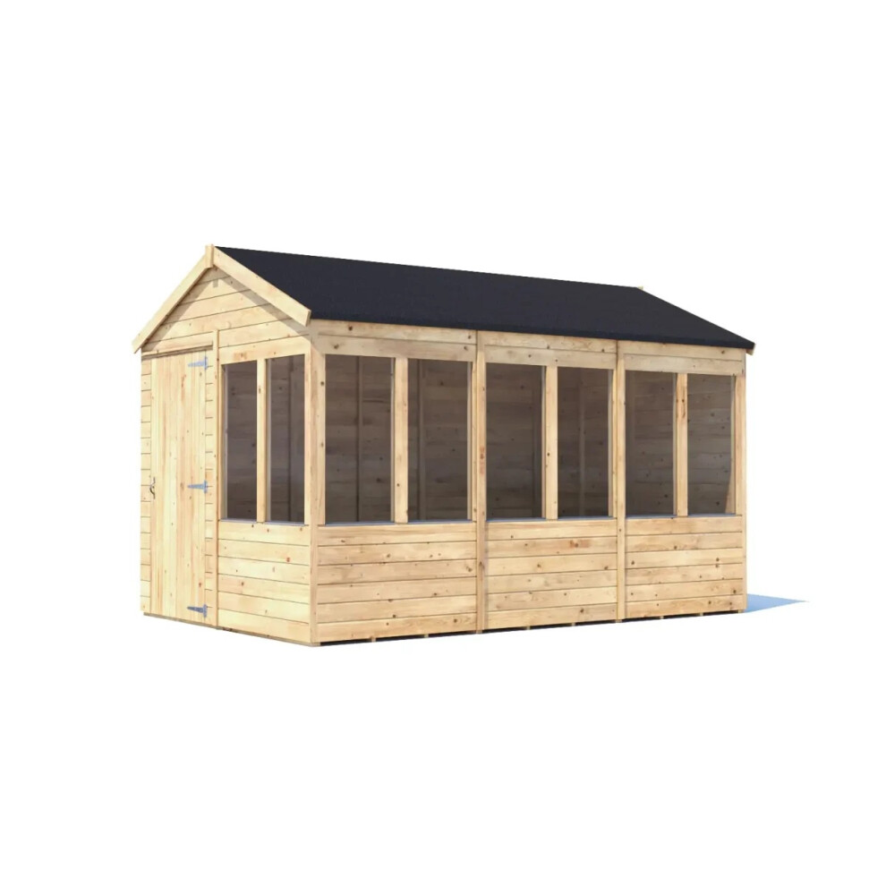 Dunster House Potting Shed Apex Roof W8' x D12' (W2.4 x D3.6m) Overlord Modular