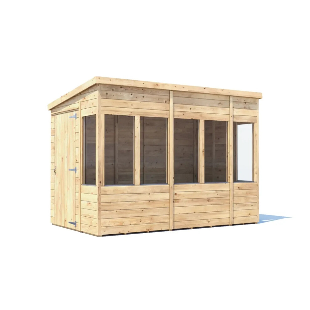Dunster House Potting Shed Pent Roof W6' x D10' (W1.8 x D3.0m) Overlord Modular