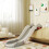 (Grey) AIYAPLAY Kids Slide for Bed, Sofa, Easy to Assemble 9