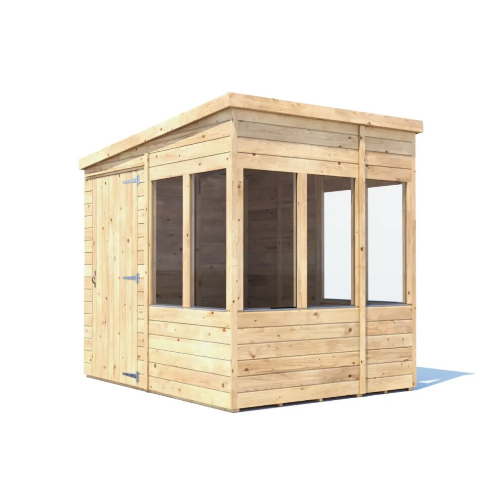 Dunster House Potting Shed Pent Roof W8' x D6' (W2.4 x D1.8m) Overlord Modular